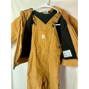 Carhartt Bibs and Coat Set 24M